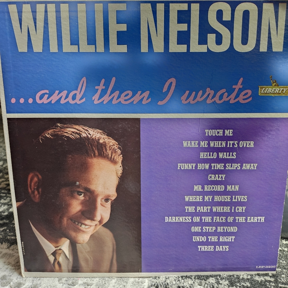 Willie Nelson and then I wrote Album Record LP 1962